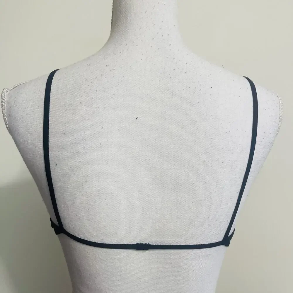 1 Anemone Sexy Strappy Bra Lingerie One Size Small‎ To Large, NOT PADDED, Black